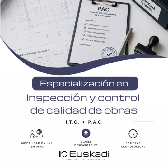Inspección y control de calidad de obras