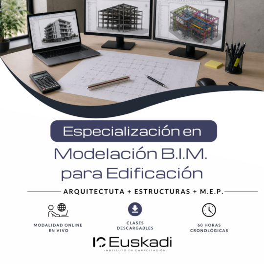 Modelación B.I.M. para Edificación